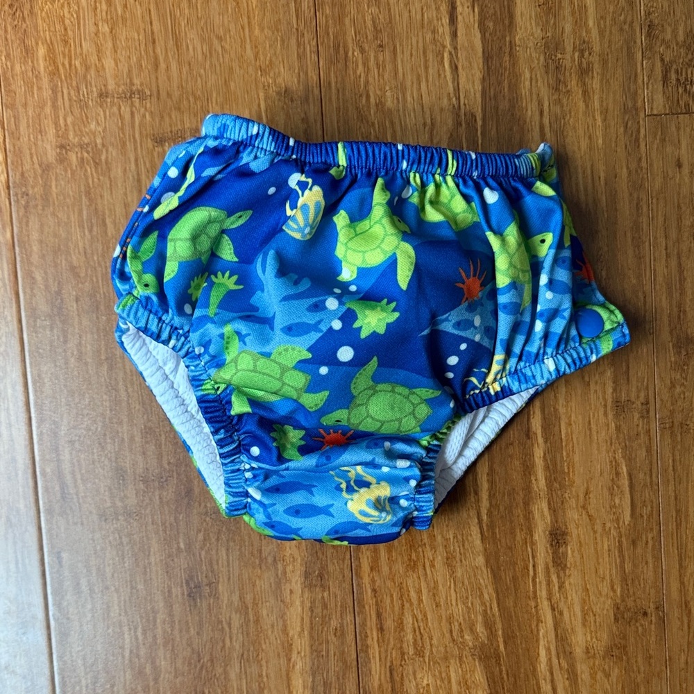Ocean Adventure Turtle Print Diaper Cover